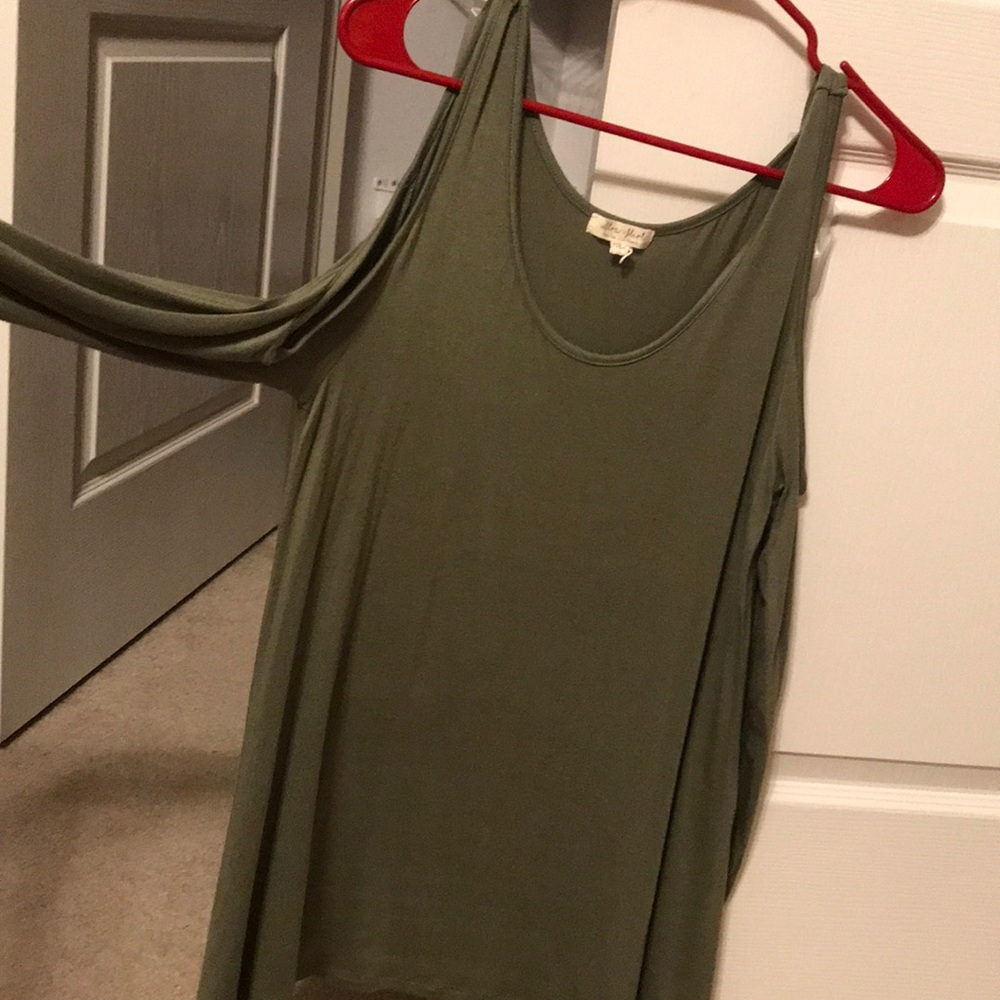 off the shoulder shirt